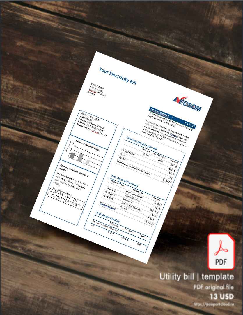 Utility bill | Albanian Power | Albania